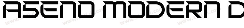 Aseno Modern Demo字体转换